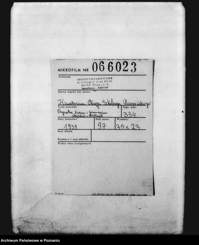 Obraz 2 z jednostki "Prywatne Liceum i Gimnazjum Męskie- Ostrów"