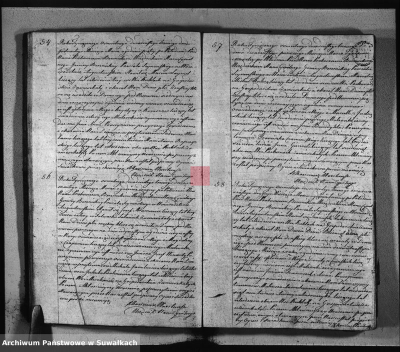 Obraz 17 z jednostki "Akta Urodzonych Gminy Berznickiey Roku 1823 od 1-go Stycznia do 31 Grudnia"