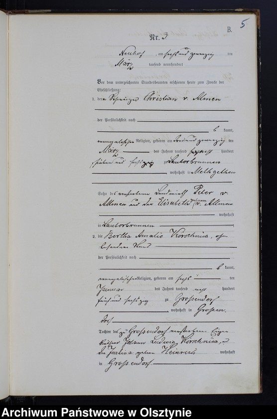 image.from.unit.number "Heiraths-Haupt-Register Nr 1 - 20"