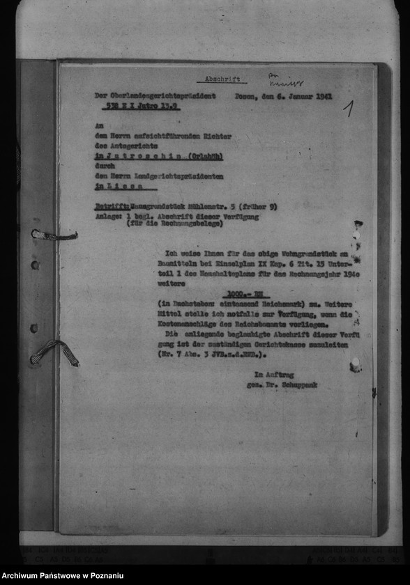 Obraz 5 z jednostki "Amtsgericht Jutroschin - Jutrosin"