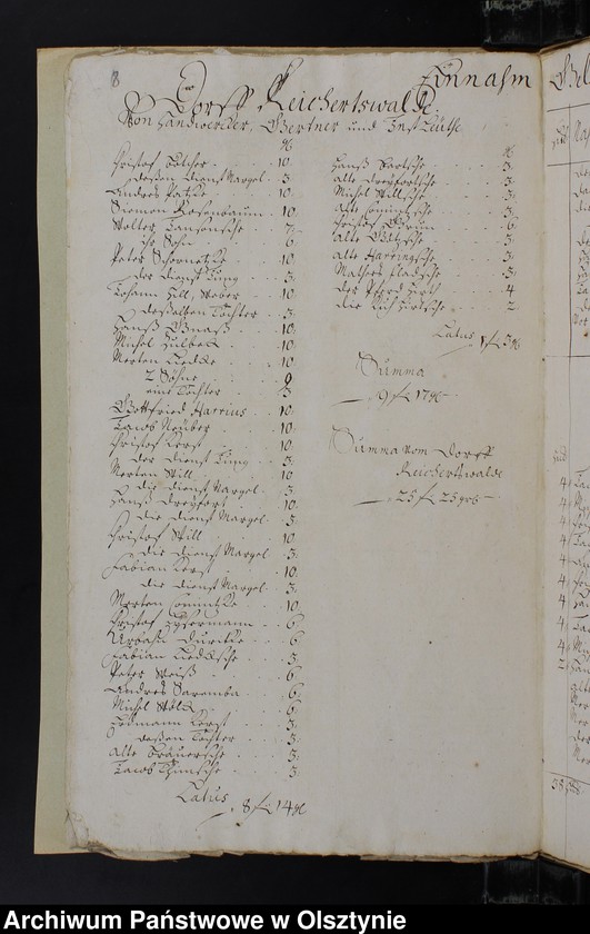 image.from.unit.number "Jahr Rechnung der Silberbachschen Kirchen"