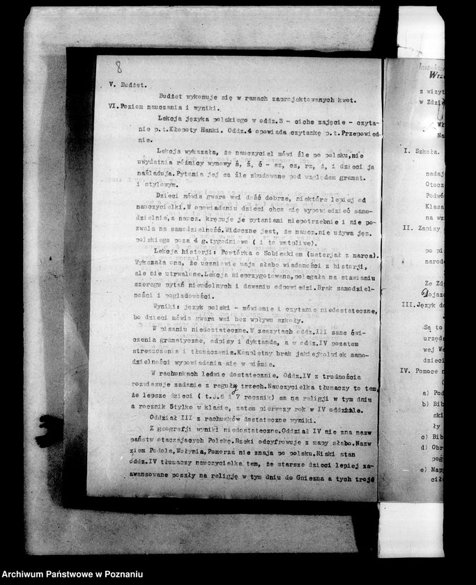 Obraz 12 z jednostki "Prywatna Szkoła Powszechna z niemieckim językiem nauczania Zdziechowa, powiat Gniezno"