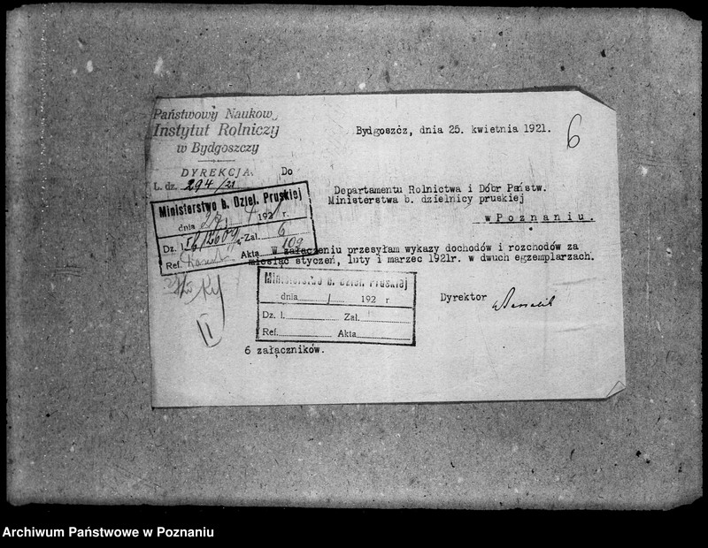 Obraz 12 z jednostki "Sprawozdania rachunkowe; rok 1920/21"