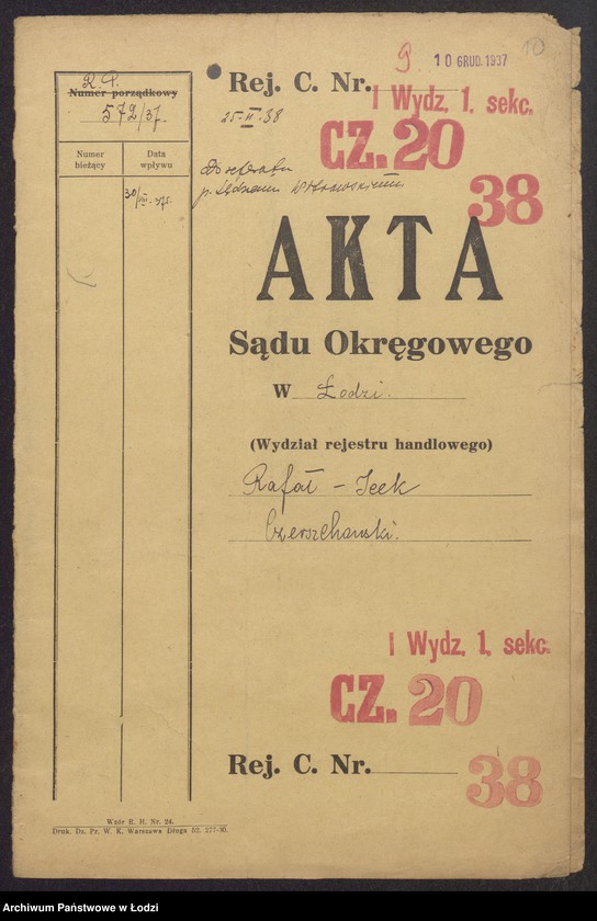 Obraz 12 z jednostki "Rafał Icchok Czerszchowski- wyrób i sprzedaż manufaktury"