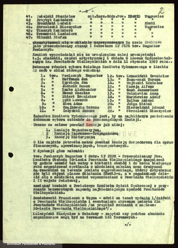 Obraz 8 z jednostki "50 rocznica powstania wielkopolskiego."