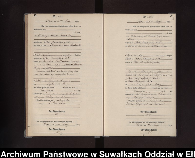 image.from.unit.number "Sterbe-Neben-Register des Preussischen Standes-Amtes Rhein Kreis Loetzen"