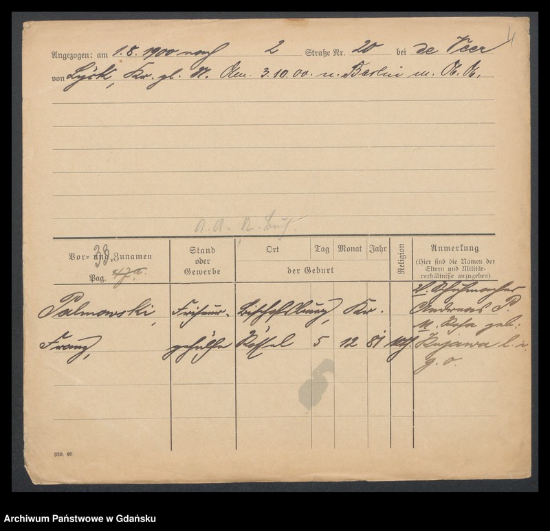 image.from.unit.number "Karty meldunkowe: Palmansky - Panwitz"