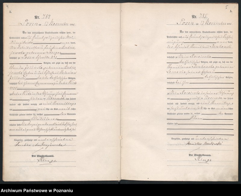 Obraz 5 z jednostki "Księga urodzeń t. II"