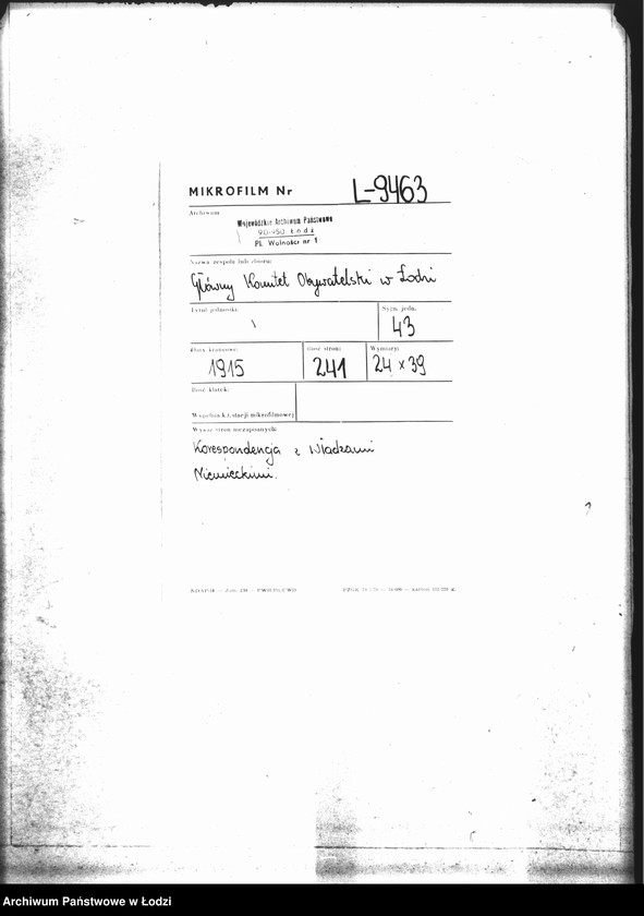 Obraz 3 z jednostki "[Korespondencja] z władzami niemieckimi"