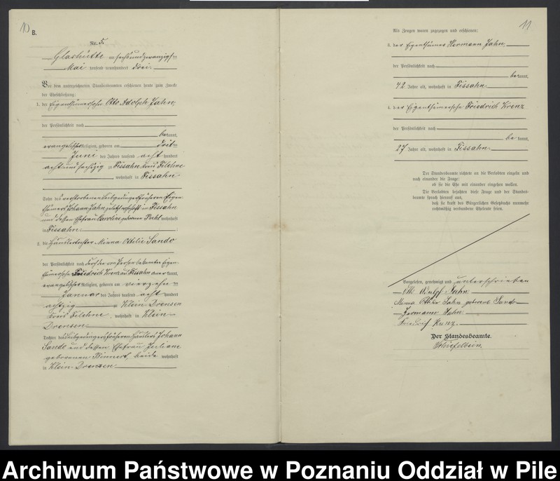 Obraz 8 z jednostki "Księga małżeństw"