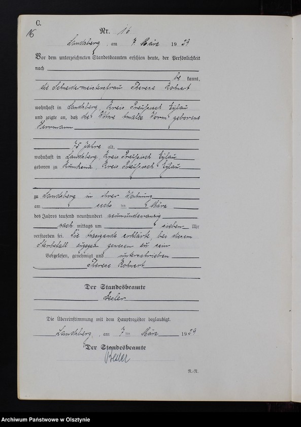 image.from.unit.number "Sterbe-Neben-Register Nr 1 - 33 [ Księga zgonów - wtóropis ]"