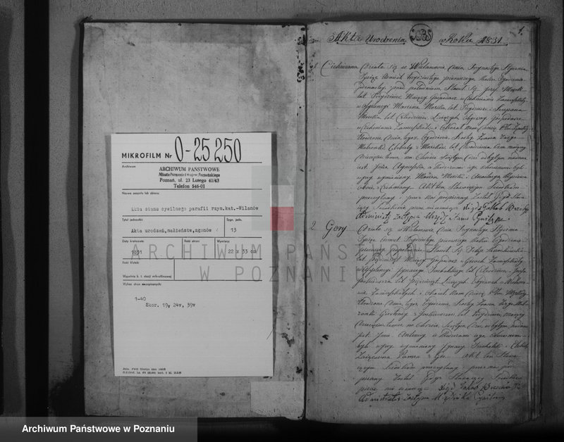 image.from.unit.number "Akta urodzeń, małżeństw i zejścia"