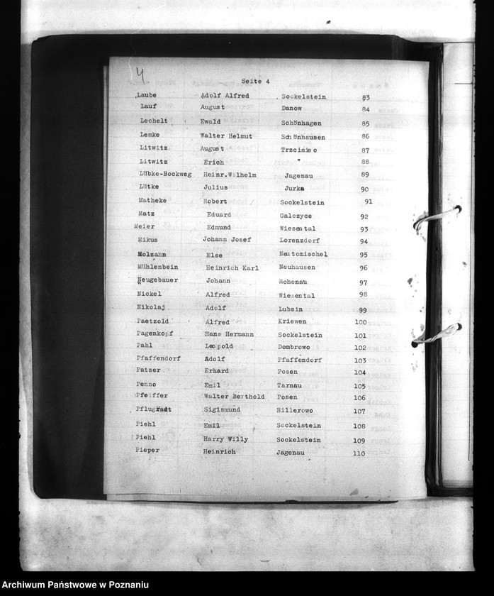 Obraz 8 z jednostki "Wykazy miejscowych Niemców, którzy zginęli w 1939 roku. Kreis Warthbrüchen (Koło)"