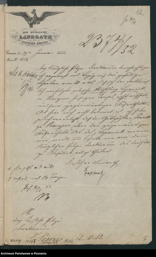 Obraz 15 z jednostki "A. betr. Josef von Łopaciński"