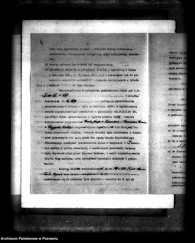 Obraz 8 z jednostki "Operat szacunkowy /parcelowanego majątku Białcz i Chrzypsko powiatu międzychodzkiego"