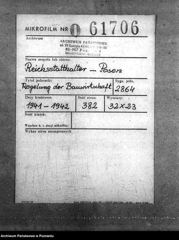 Obraz 2 z jednostki "Regelung der Bauwirtschaft"