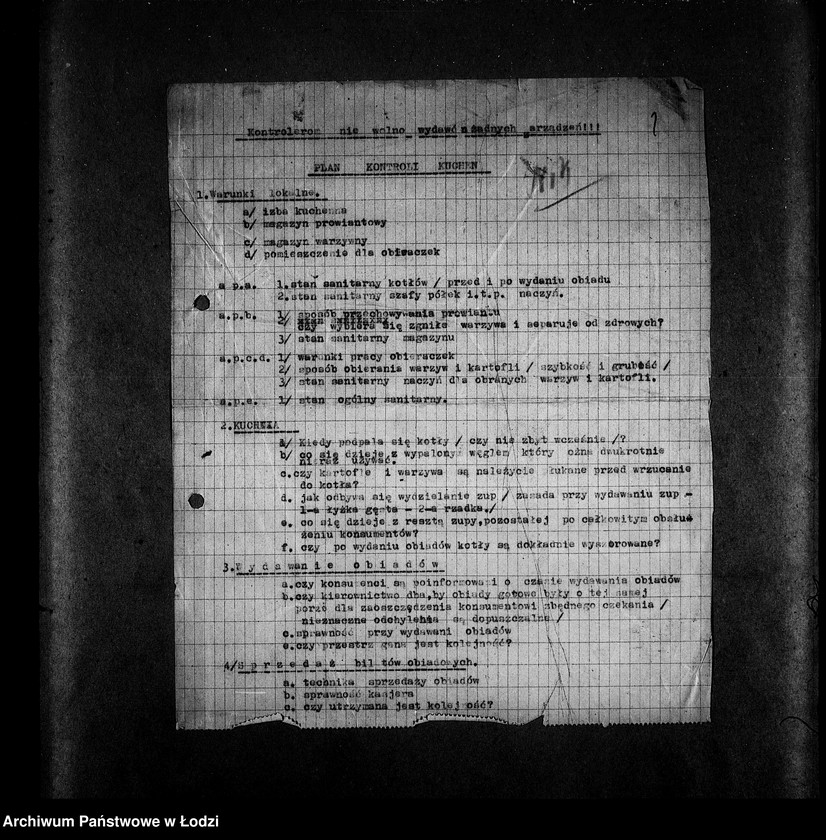 Obraz 4 z jednostki "[Instrukcje kontrolne, regulaminy Najwyższej Izby Kontroli, protokoły posiedzeń, spisy pracowników, listy obecności]"