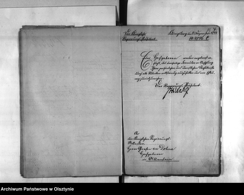 image.from.unit.number "Regierungs-Assessor Graf zu Dohna [Carl Wilhelm Reinhold] Landrathsverwalter in Braunsberg"