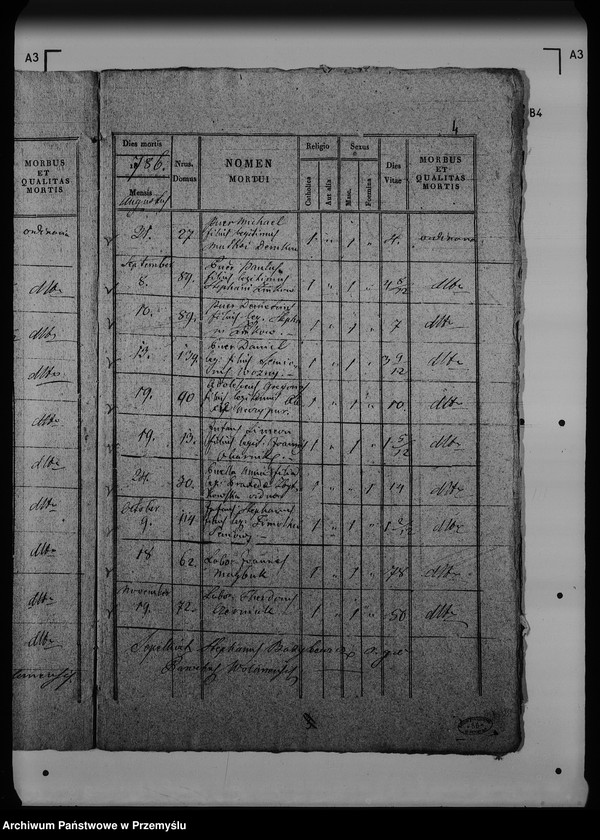 Obraz 9 z jednostki "[Kopie ksiąg metrykalnych parafii Wólka Mazowiecka (dekanat Rawa Ruska)]"