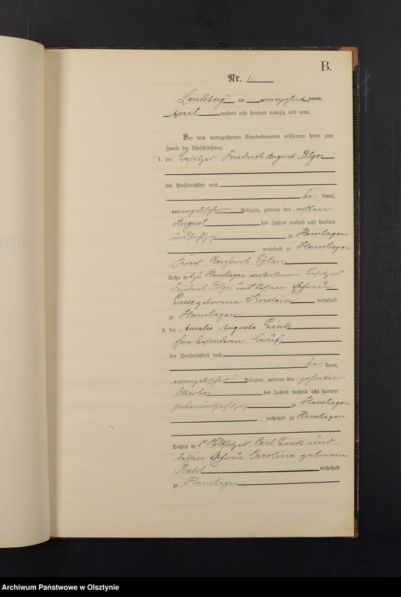 image.from.unit.number "Heiraths-Neben-Register Nr 1 - 11"