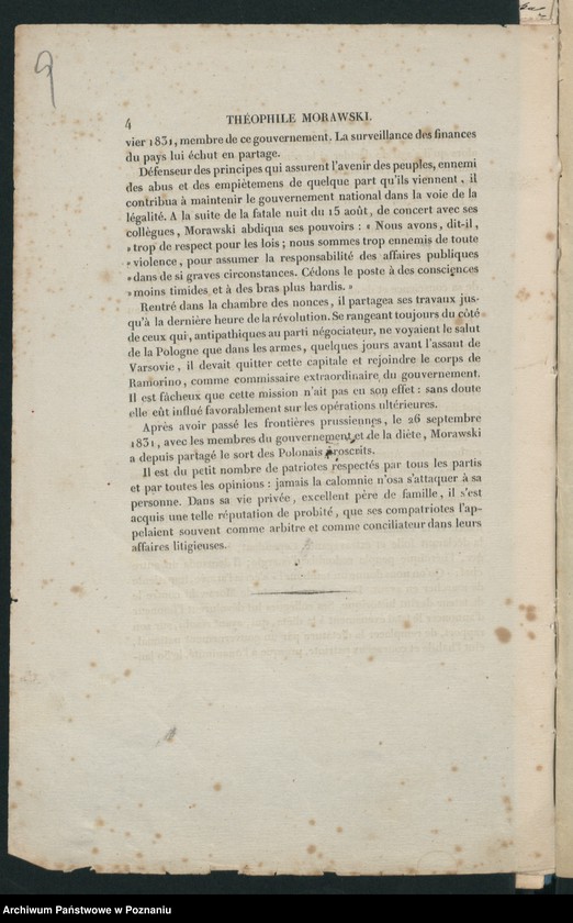 Obraz 13 z jednostki "A. betr. Theodor Theophil von Morawski"