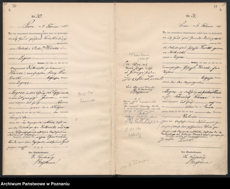 Obraz 18 z jednostki "Księga miejscowa urodzeń"