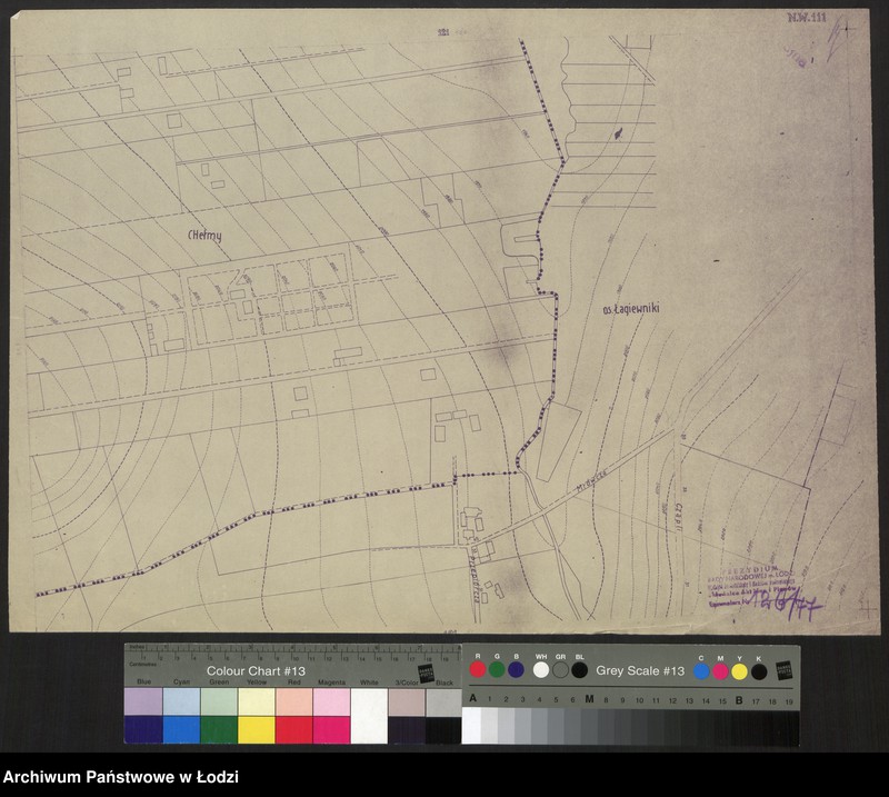 Obraz 1 z jednostki "Plan miasta Łodzi Sekcja NW 111"