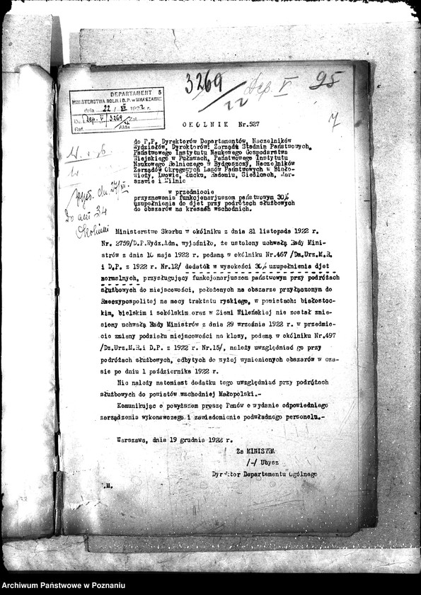 Obraz 11 z jednostki "[Okólniki ministra]"