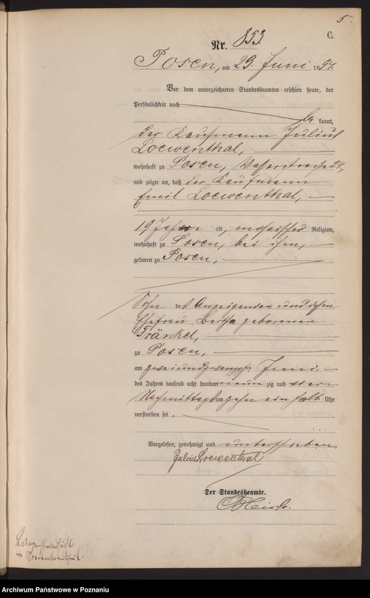 Obraz 8 z jednostki "Księga zgonów t. III"