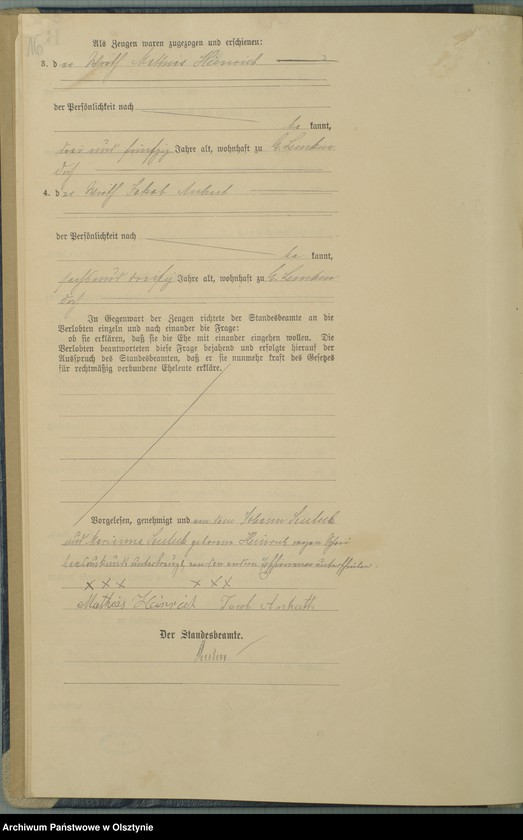 image.from.unit.number "Heiraths-Haupt-Register Nr 1 - 22 i 1 - 20"