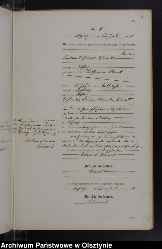 image.from.unit.number "Sterbe-Neben-Register Nr 1 - 15"
