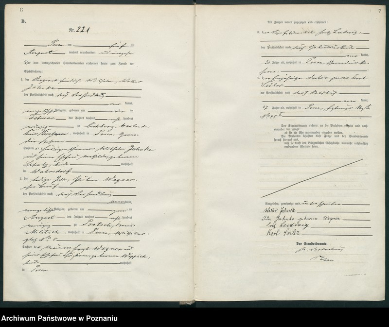 Obraz 6 z jednostki "Księga miejscowa małżeństw tom II [Rejestr główny małżeństw]"