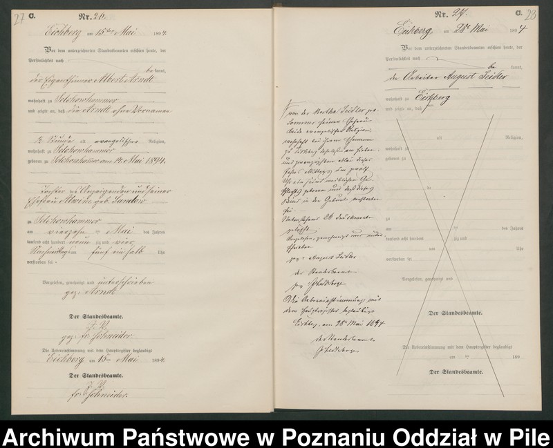Obraz 17 z jednostki "Księga zgonów"