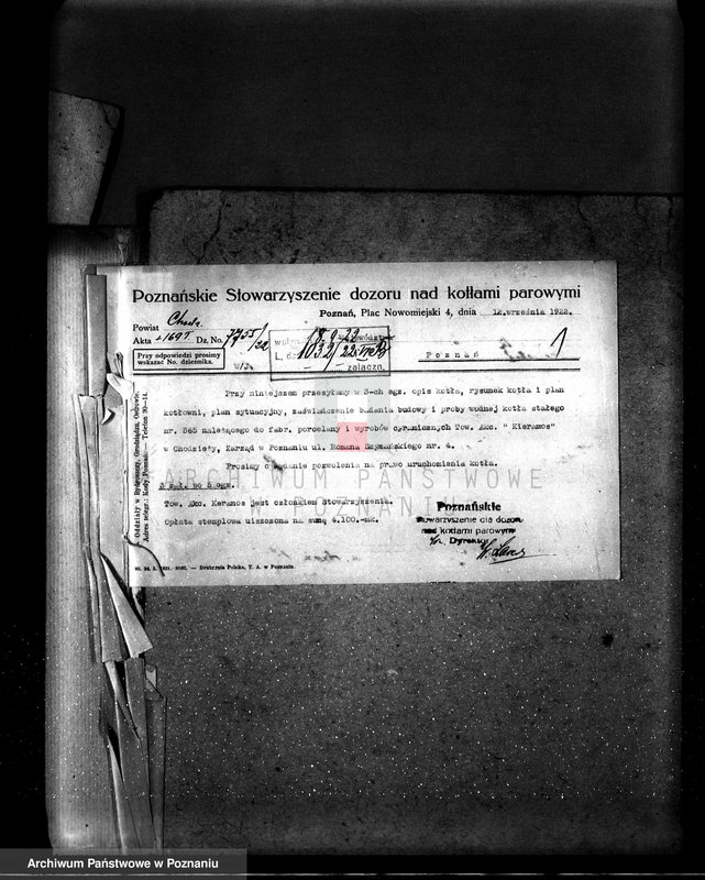 Obraz 5 z jednostki "Fabryka porcelany i wyrobów ceramicznych Towarzystwo Akcyjne "Kieramos" Kocioł nr fabr. 565, kocioł nr porządkowy 36"