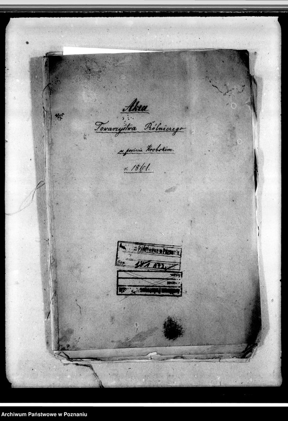 image.from.unit.number "Statut Towarzystwa Agronomicznego na powiaty: krobski, śremski, wschowski i kościański. Ustawy towarzystw rolniczych. Listy i składki członków. Korespondencja - sprawy bieżące."