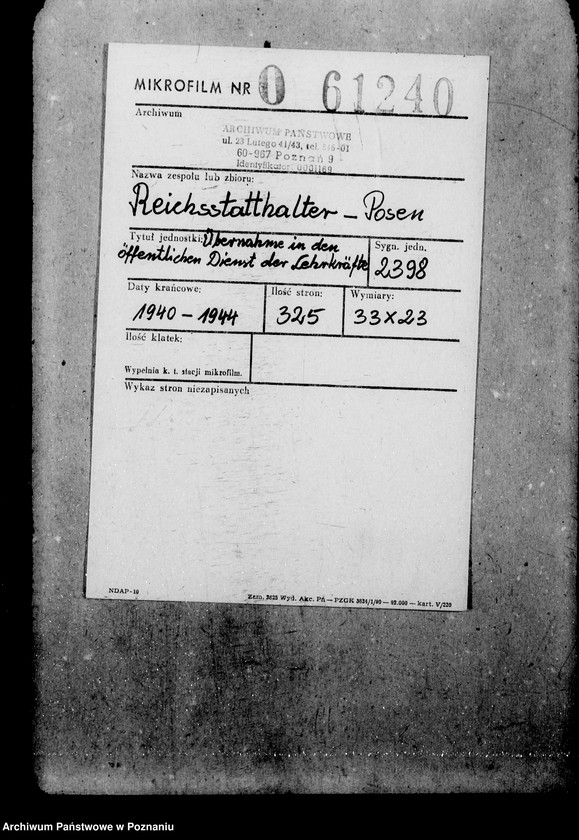 Obraz 2 z jednostki "Übernahme in den öffentlichen Dienst der Lehrkräfte"