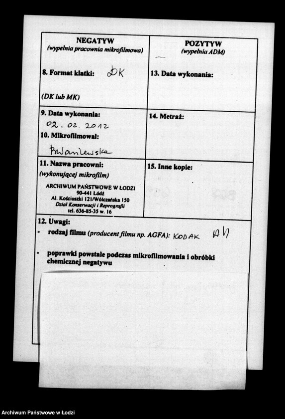 Obraz 3 z jednostki "Akta tyczące się przesiedleń"