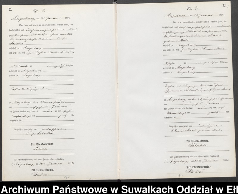 image.from.unit.number "Sterbe-Neben-Register des Preussischen Standes-Amtes Angerburg Kreis Angerburg"