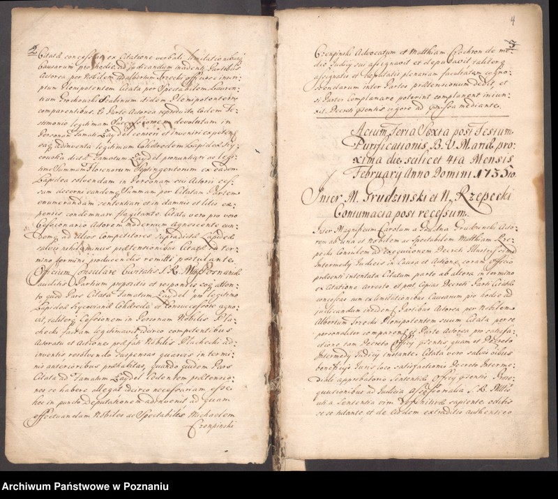 Obraz 5 z jednostki "Liber actorum officii consularis civitatis Posnaniae."