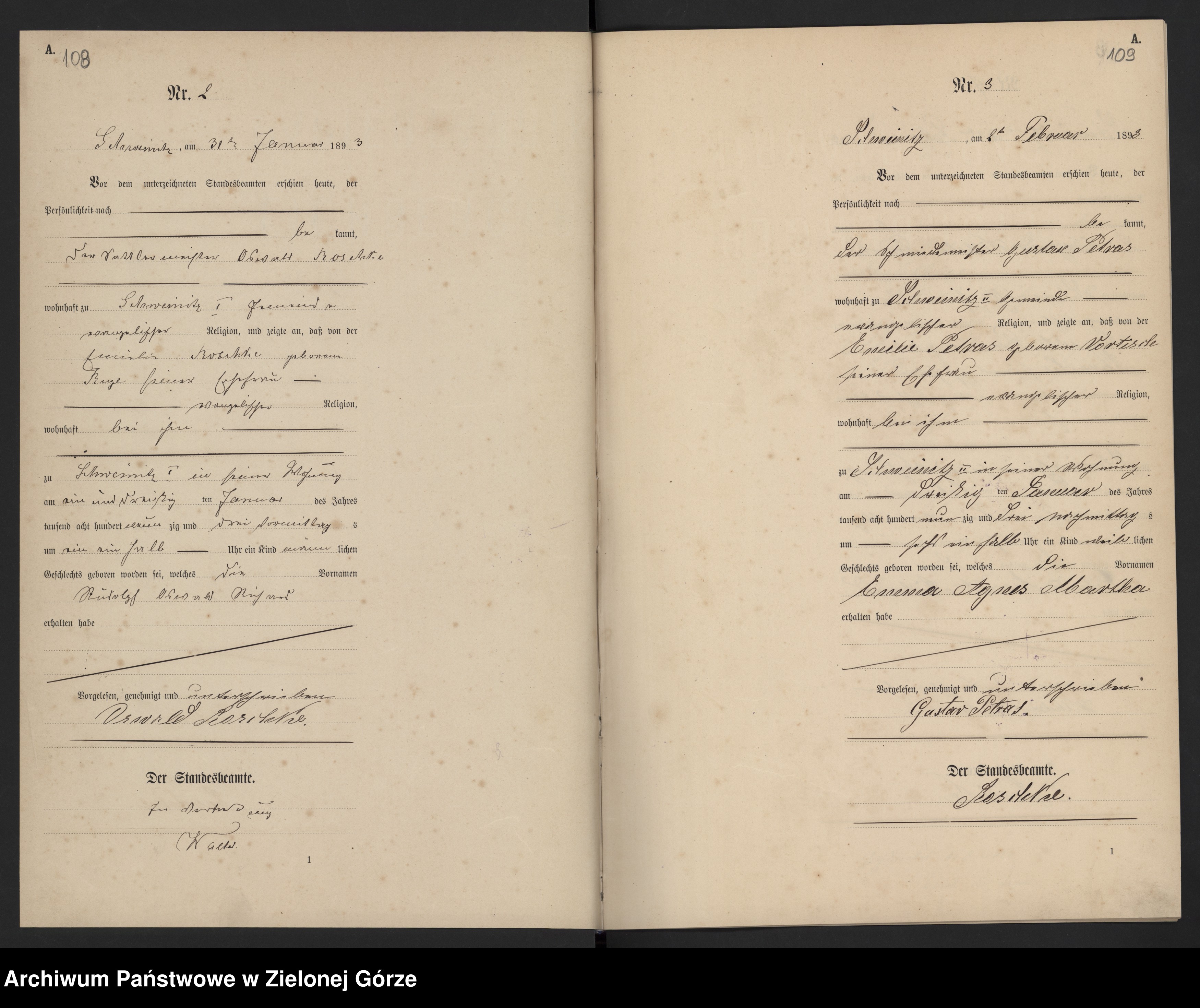 Skan z jednostki: [Księga urodzeń]