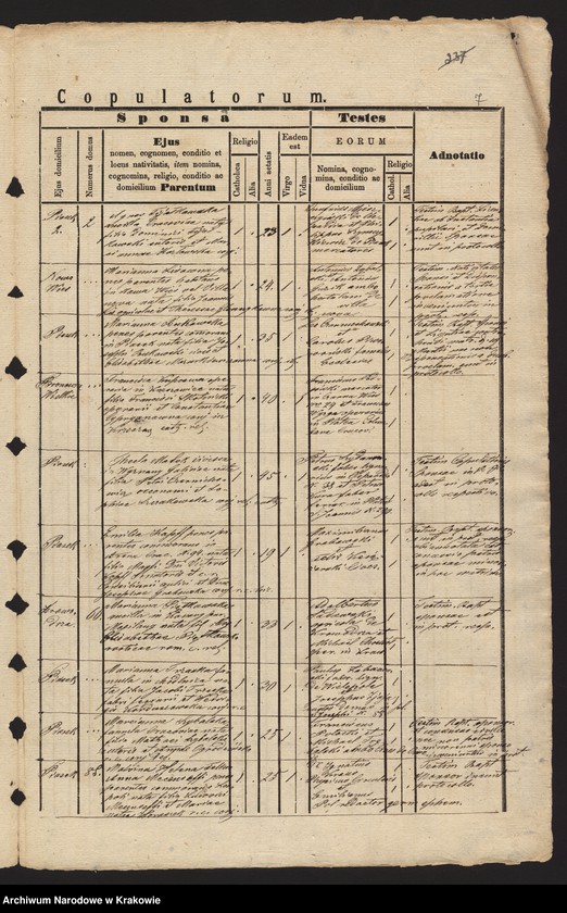 Obraz 10 z jednostki "[Księga małżeństw]"