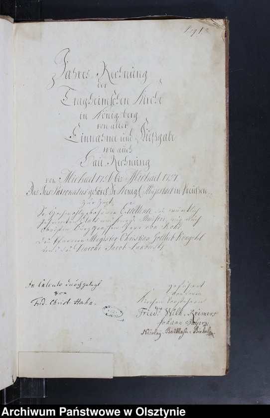 image.from.unit.number "Jahres-Rechnung Einnahme und Ausgabe wie auch Bau-Rechnung"