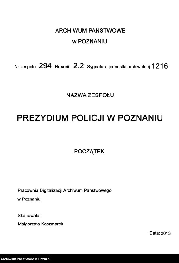 Obraz 3 z jednostki "A. betr. den polnischen Flüchtling Josef von Ziemięcki"