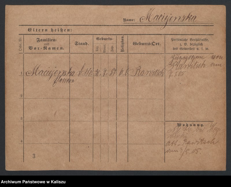 Obraz 5 z jednostki "[Karty meldunkowe - Mac-Mar]"