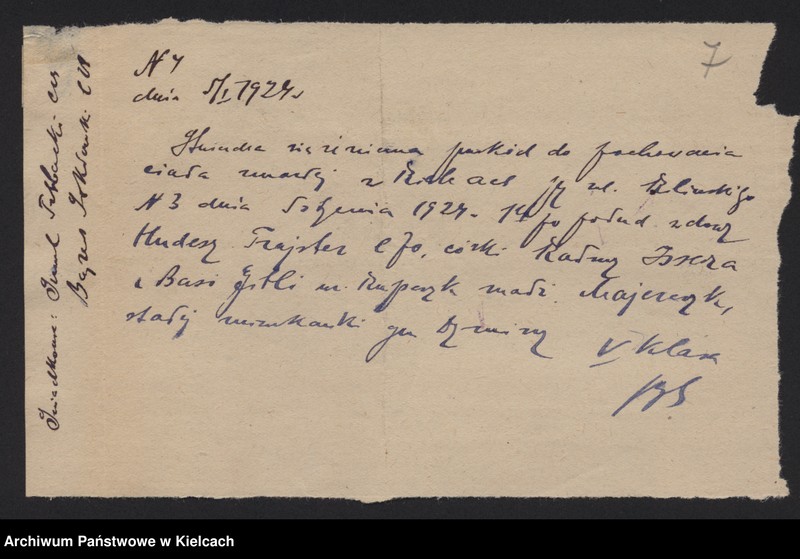 image.from.unit.number "Załączniki do akt zgonu Okręgu Bożniczego Kielce za rok 1924"
