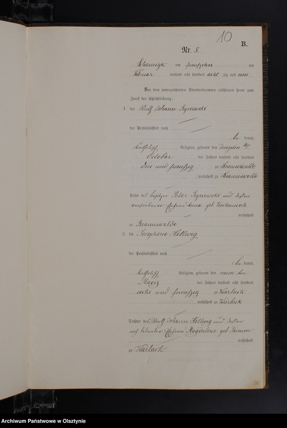 image.from.unit.number "Heiraths-Neben-Register Nr 1 - 26"