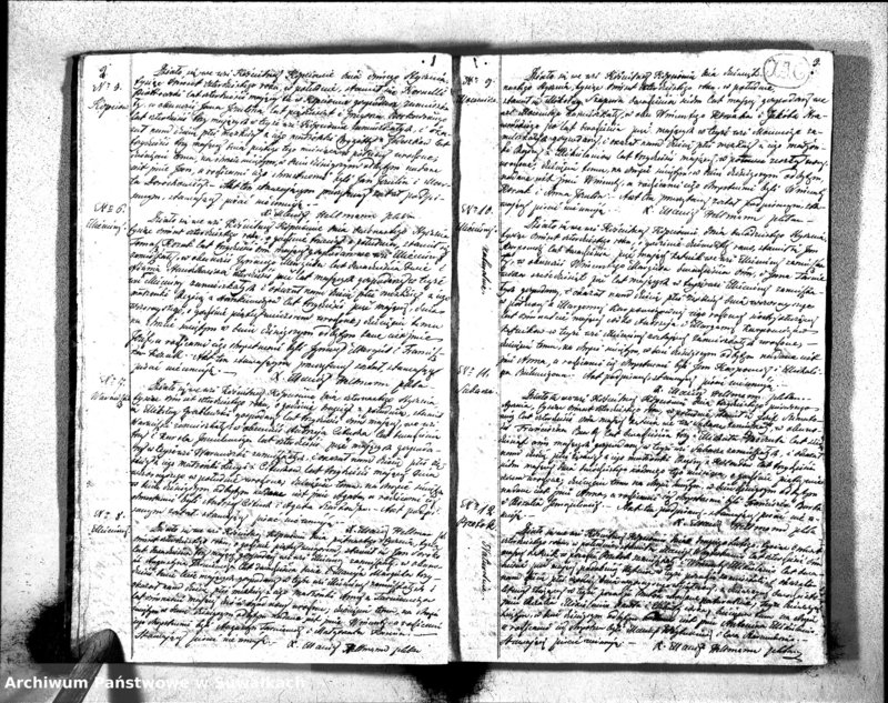 image.from.unit.number "Duplikat Aktów Urodzonych, Zaślubionych i Zeszłych Urzędnika Stanu Cywilnego Rzymsko-Katolickiego Kościoła Obrzędu Łacińskiego Parafii Kopciowskiey z Roku 1840"