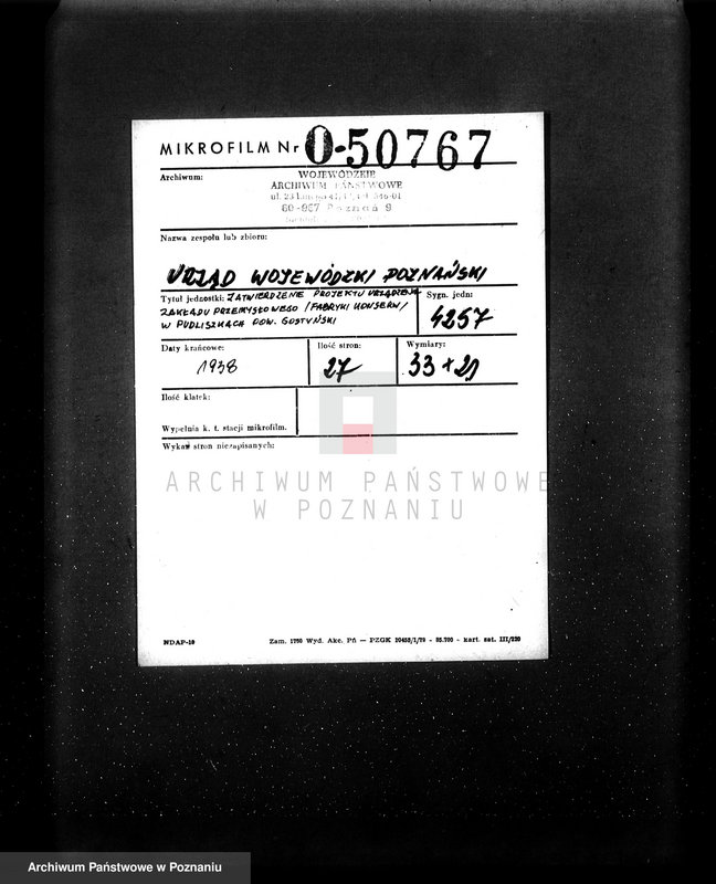 Obraz 2 z jednostki "Majętność Pudliszki St. Fenrycha nr woj. kotła 4804"