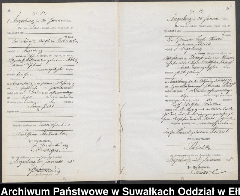 image.from.unit.number "Geburts-Neben-Register des Preussischen Standes-Amtes Angerburg Kreis Angerburg"