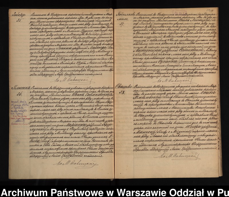 image.from.unit.number "Akta urodzeń, małżeństw i zgonów"
